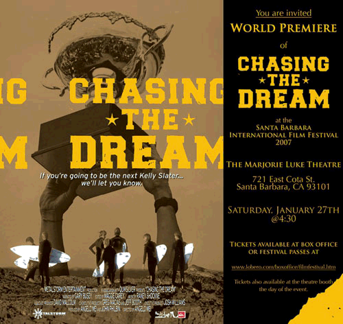 Chasing The Dream Surf Movie Poster